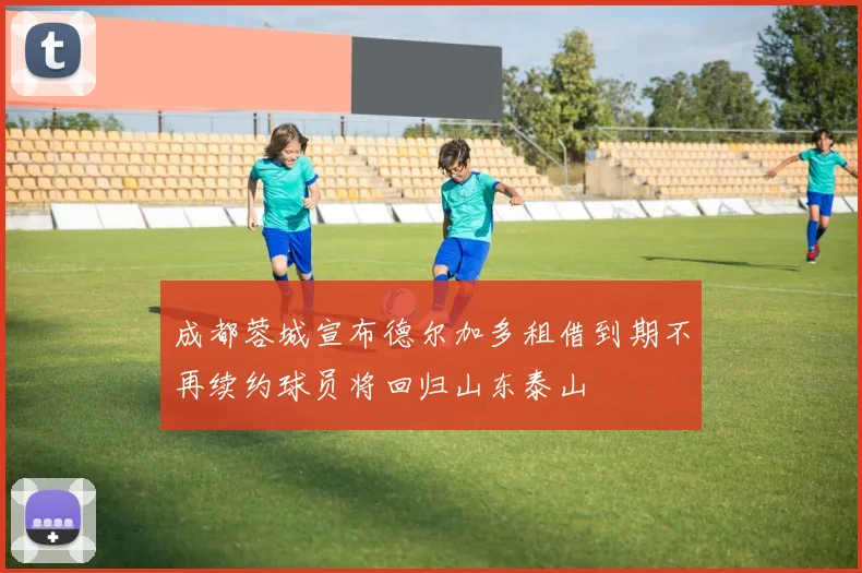 成都蓉城宣布德尔加多租借到期不再续约球员将回归山东泰山